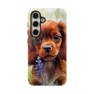 Ruby Cavalier King Charles Spani Phone Case - Double Layer Tough Phone Case for iPhone, Samsung Galaxy and Google Pixel phone models