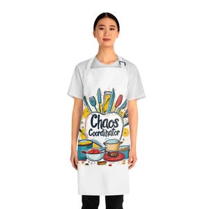 Chaos Coordinator Apron - perfect gift for anyone who likes to make a mess in the kitchen
