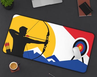 Archery Desk Mat - Gift for Archer