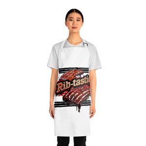 Rib-Tastic BBQ Apron - perfect gift for rib-obsessed BBQ enthusiasts who can&#39;t get enough of that smoky, saucy goodness