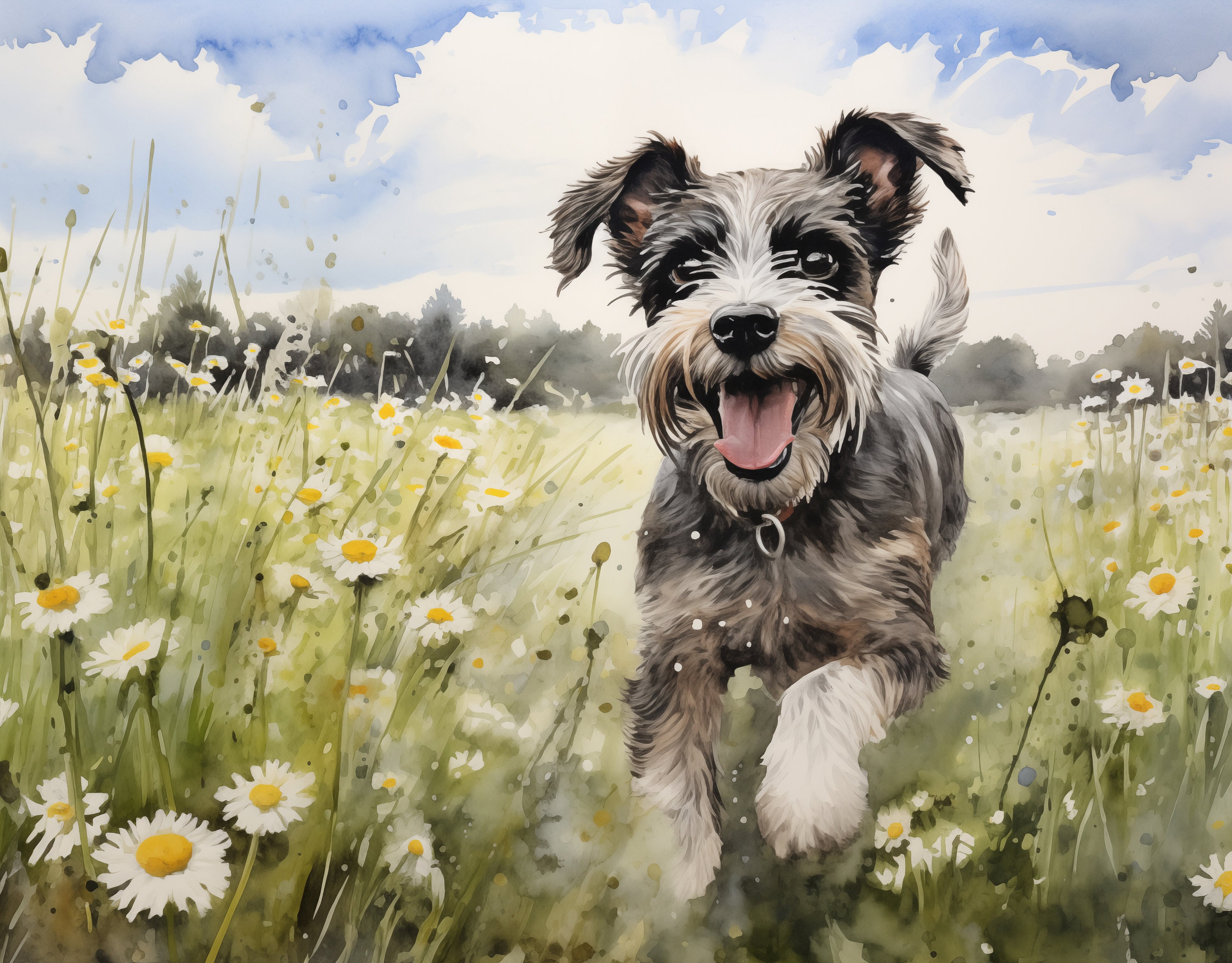 Miniature Schnauzer Calendar 2025 Ideal Gift for Miniature Schnauzer