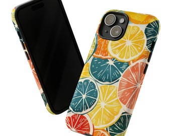 Citrus Phone Case: Tough Double Layer for iPhone, Samsung, Pixel
