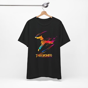 Taekwondo T-shirt, gift for Taekwondo practitioner, present for Taekwondo enthusiast, Taekwondo graphic t-shirt, Express Delivery Option