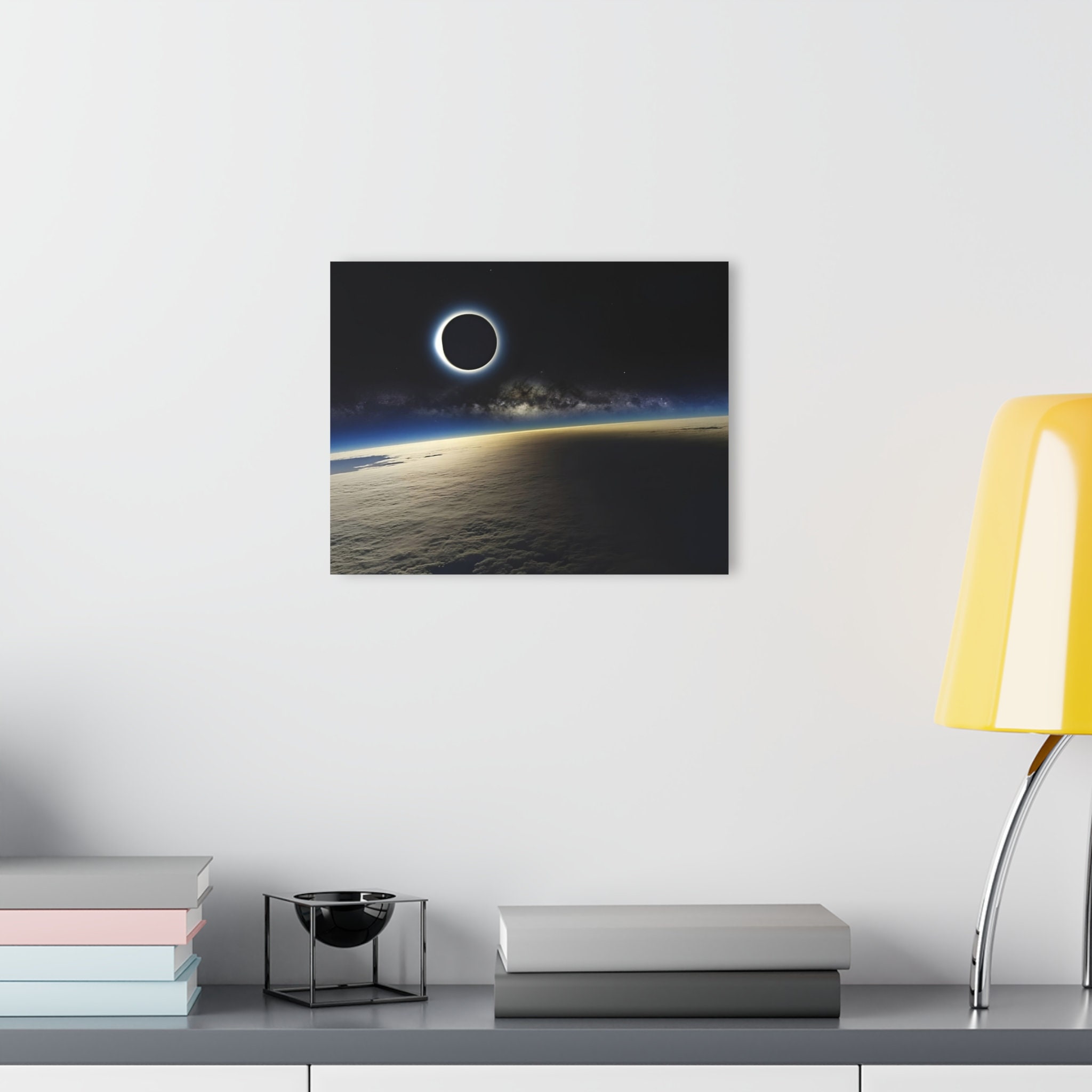 Horizon | Solar Eclipse | Space Art | Celestial Wall Art | Space ...