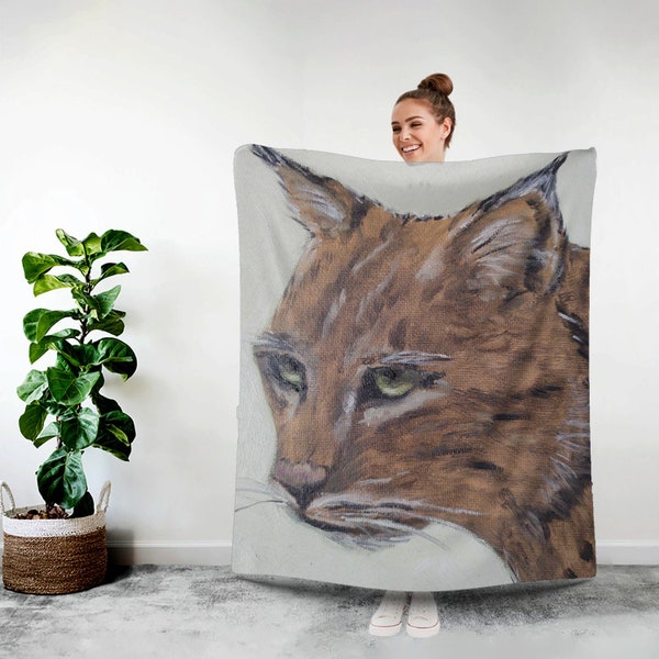 Blanket Throw Lynx