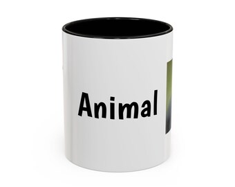 Animal Mug/Funny Husband Wife Mug, Couples Mug | Accent Coffee Mug