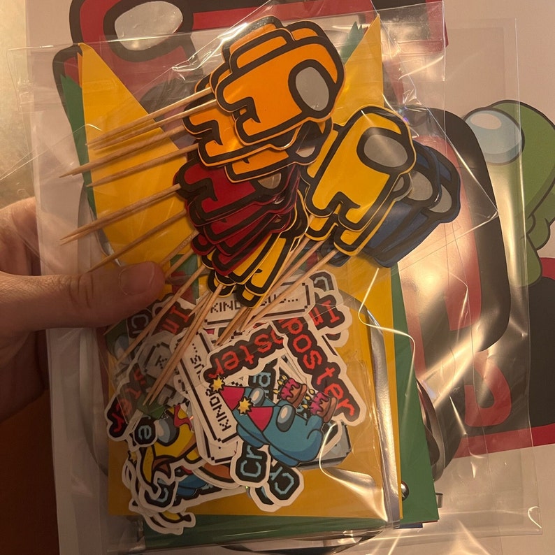 Among Us Party Decorations Etsy