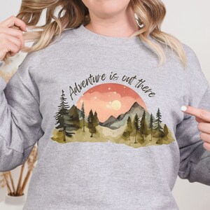 Sweater for adventures, Sweater for Camping, Forest Sweater, Sweater for Hiking, Crewneck for Camping, Shirt for Camping,