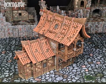 Hexengarde 51 Sourwood Mews | Gothic Victorian Building Terrain | 3D Printed | Trollcross3D