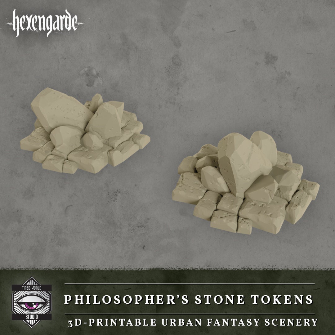 Hexengarde Philosophers Stone Tokens Gothic Victorian - Etsy