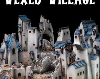 Vexed Village Ruined Buildings | 3d Printed Terrain | Jolly Lark Studios