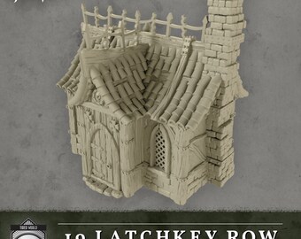 Hexengarde 19 Latchkey Row | Gothic Victorian Building Terrain | 3D Printed | Trollcross3D