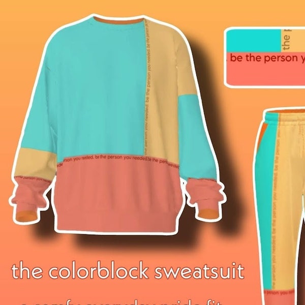 Colorblock Sweatsuit - Be The Person You Needed