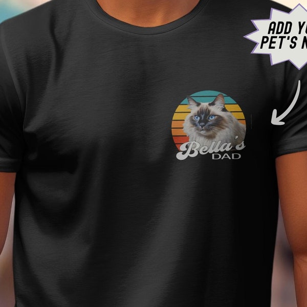 Custom Ragdoll Cat Dad Shirt,ragdoll shirt,ragdoll cat shirt, cat face shirt,cat stuff,custom cat shirt,cat themed gifts,cat dad shirt