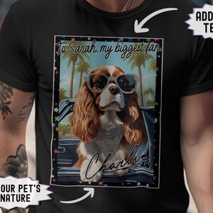 Custom Cavalier King Charles Spaniel Shirt,cavalier king charles spaniel dad,king charles cavalier, personalized cavalier,Christmas gift