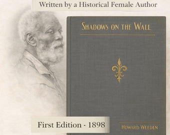 1898 Shadows on the Wall Book – Howard Weeden First Edition, Photogravure Plates