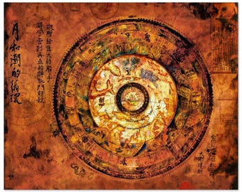 The Mao Kun Map - Pirates of the Caribbean: At World's End Super HD Map Print on Premium Archival Matte - 40x50 cm / 16x20″