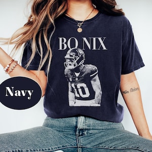 Bo Nix Denver Football Shirt: Vintage Style Unisex Tee