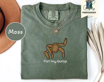 Fist my bump Rocky Grace Rocky Save Stars Embroidery Shirt, Project Hail Mary, Rocky Alien Friendship Tee, Book Lover Style Comfort Colors®