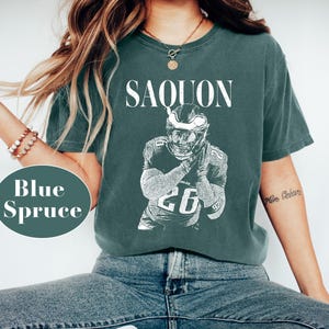 Vintage Style Saquon Barkley Shirt: Philly Football Graphic Tee