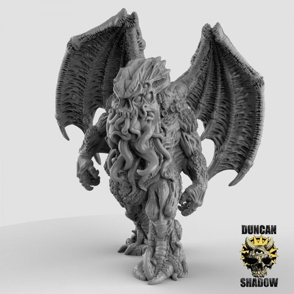 Cthulhu! 35-230mm! Resin Miniature! DnD Miniatures! Dungeons & Dragons Miniatures! Pathfinder Miniatures! RPG! Call of Cthulhu!