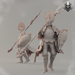 Elite Knight! Realsteone Miniatures! D&D Dungeons and Dragons! Tabletop Minis! Resin Miniature! Wargames!