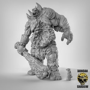 Giant Demon/ Chaos Titan! 32-200mm tall! Resin Miniature! DnD Miniatures! Dungeons & Dragons Miniatures! Pathfinder Mini!