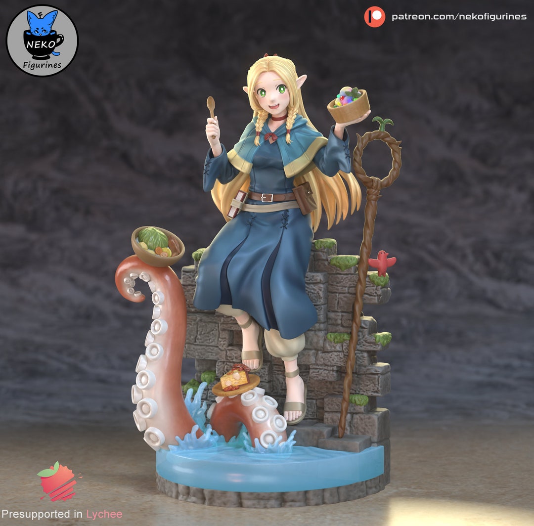 mano models エルフ　ユニコーン　スタチュー　フィギュア　MIRAGE Marcille Donato! Dungeon Meshi! Beautiful 12K! Huge! ! Magical Elf