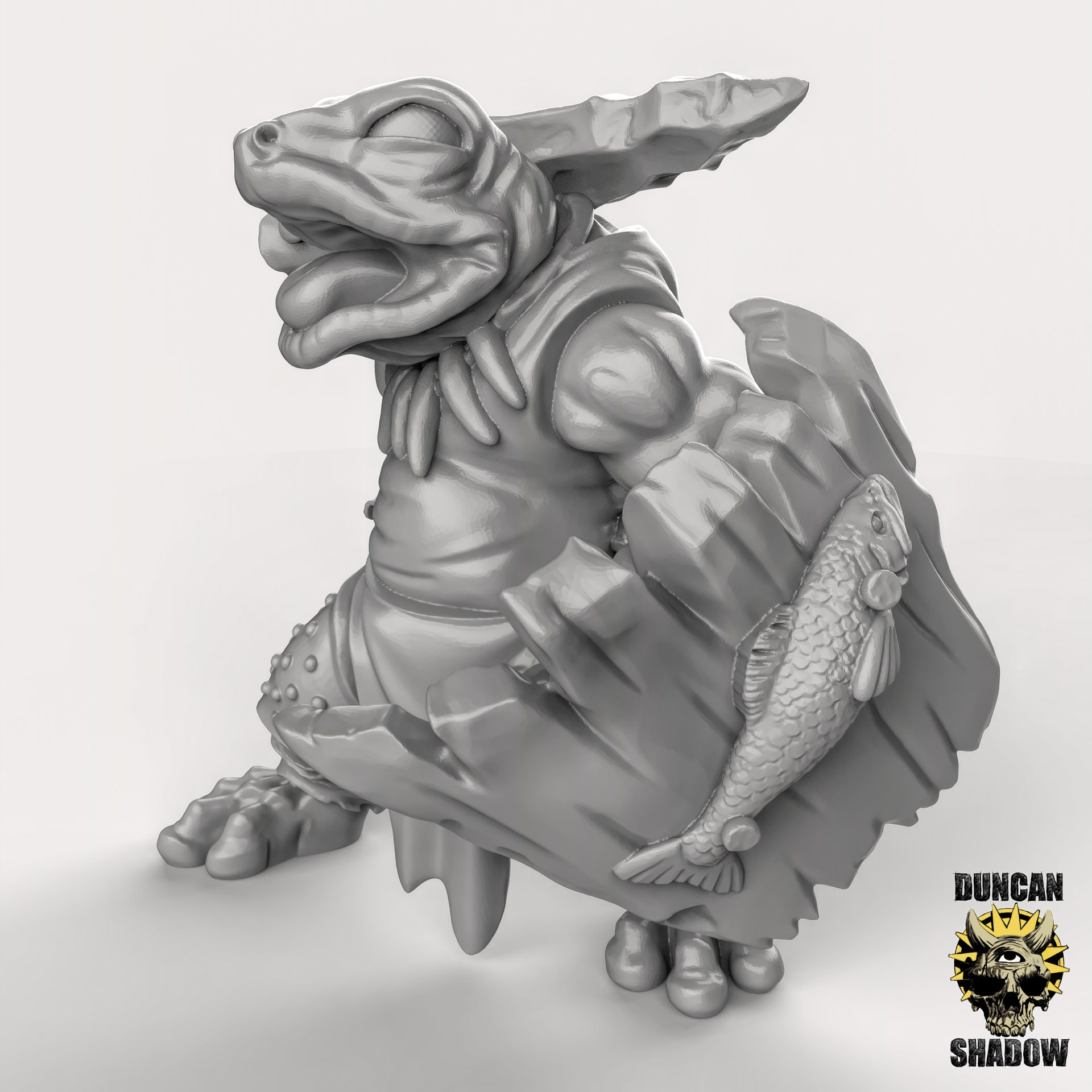Frog Folk With Swords! Defenders of the Forrest! Beaver Person! Resin ...