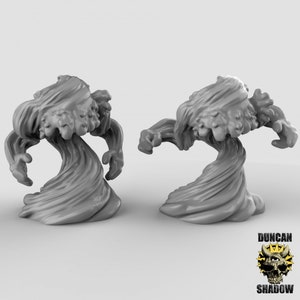 Water Elementals! Resin Miniature NPC! D&D Dungeons and Dragons! Tabletop Minis! Resin Miniature! 3D printed!