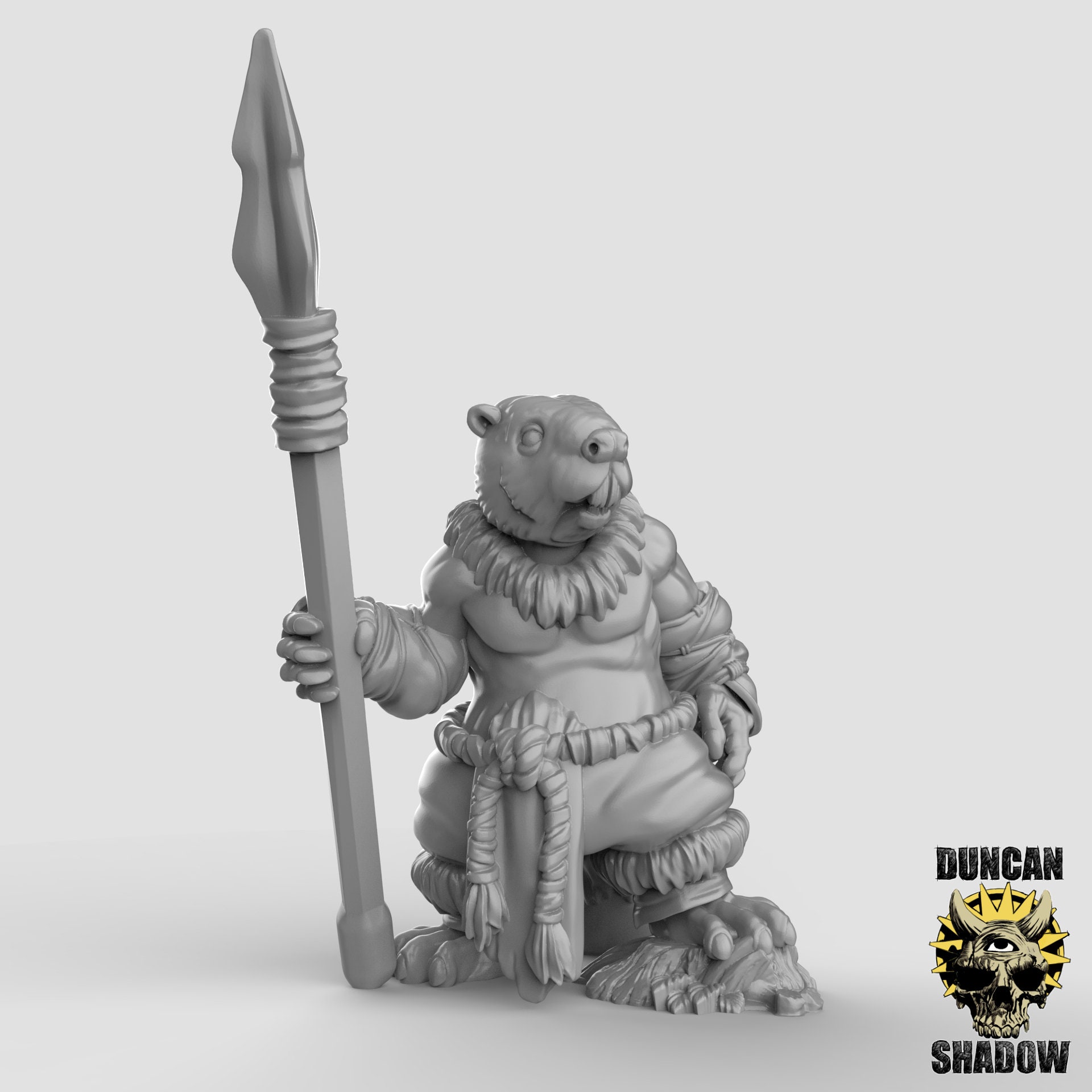 Beaver Barbarians With Spears! Defenders of the Forrest! Beaver Person ...