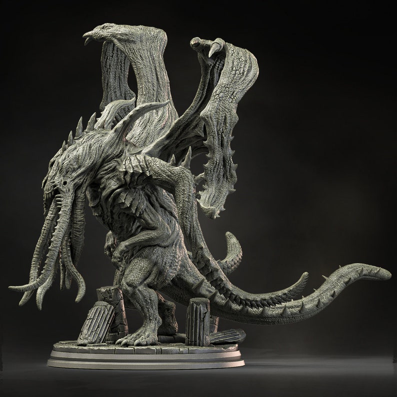 Cthulhu Awaken! Evox Arts! Huge! Resin Statue! Cthulhu Unbound! BBEG ...