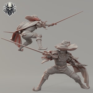 Spellblade Knight! Realsteone Miniatures! D&D Dungeons and Dragons! Tabletop Minis! Resin Miniature! Wargames!