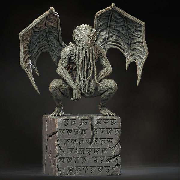 Cthulhu Idol! Evox Arts! Huge! 200mm+! Bust 100mm+! Resin Miniature! Cthulhu Unbound! BBEG! Monster Model! Pathfinder! RPG! Call of Cthulhu!