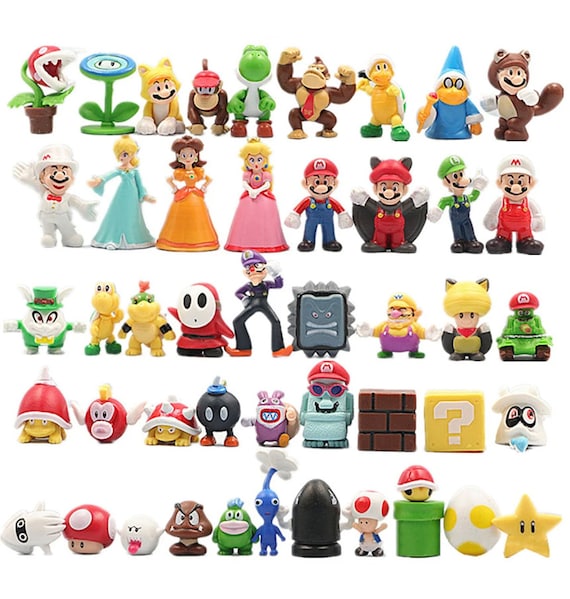 Lot de 9 figurines de MARIO de Nintendo