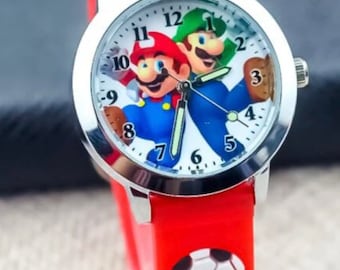 New Super Mario Bros Children's Silicone Watch