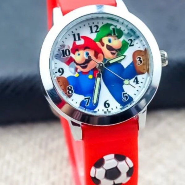 New Super Mario Bros Children's Silicone Watch