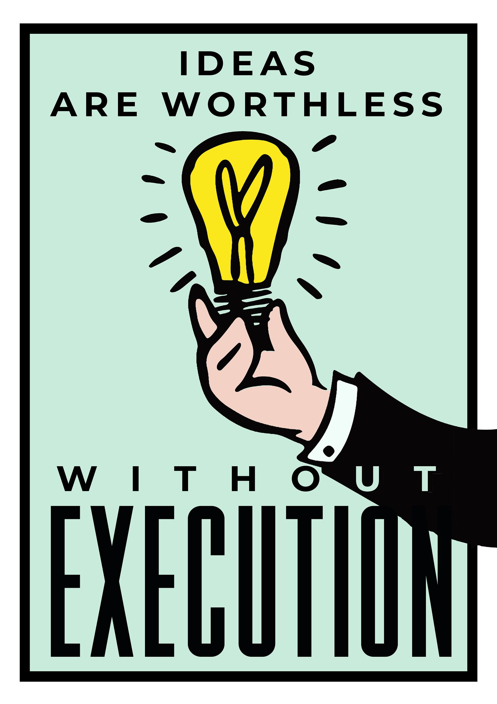 Monopoly Motivational Poster Wall Art Home Decor Poster Print Etsy