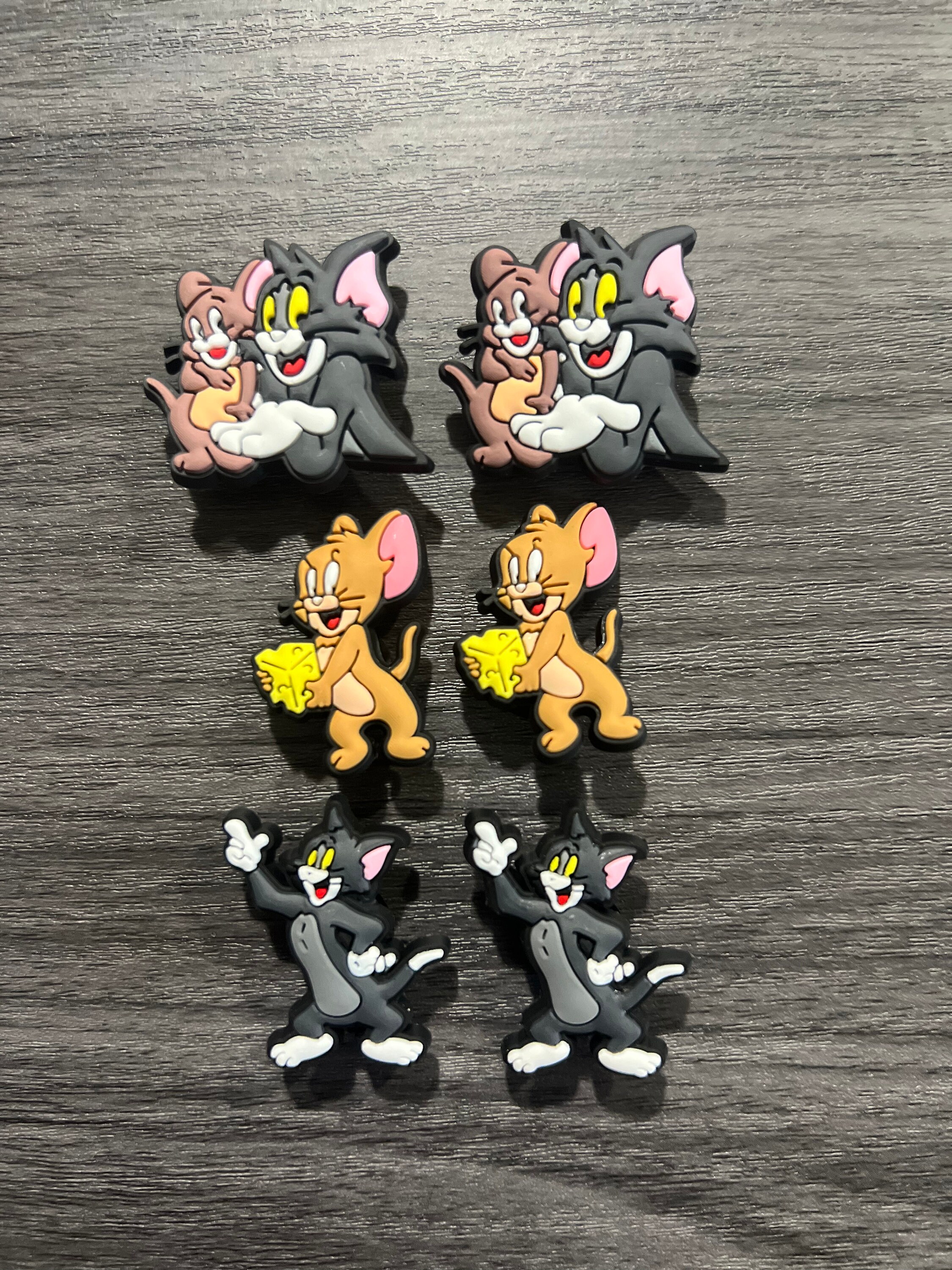 Tom and Jerry 6pc Croc JIBBITZ Croc Shoe Charm Lot Etsy