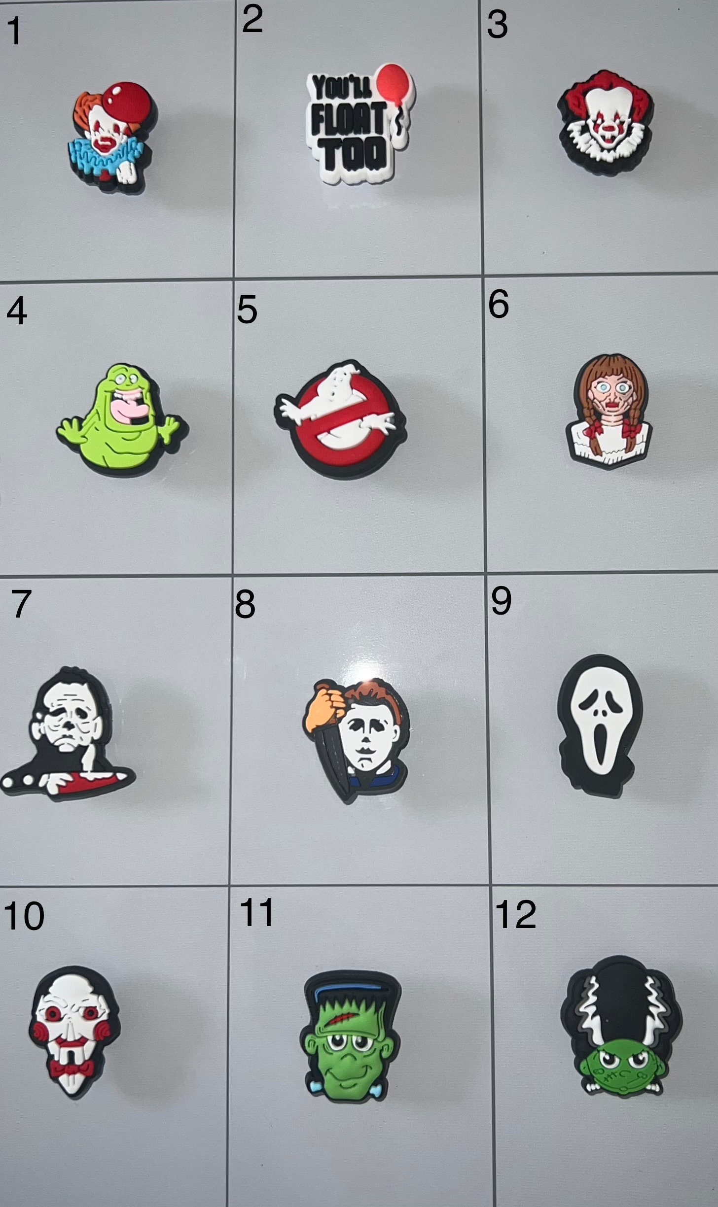 Halloween Horror Movie Character Faces Croc JIBBITZ Croc Shoe Etsy