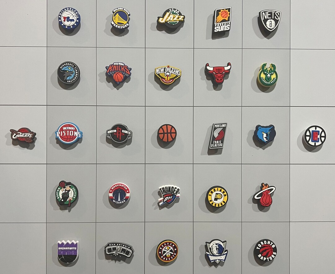 NBA BASKETBALL Croc JIBBITZ Croc Shoe Charm Etsy