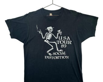 Social Distortion 1989 - tour shirt