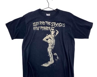 Raw Power, Iggy and the Stooges Dazzling Glitter T Shirt, Cheetah
