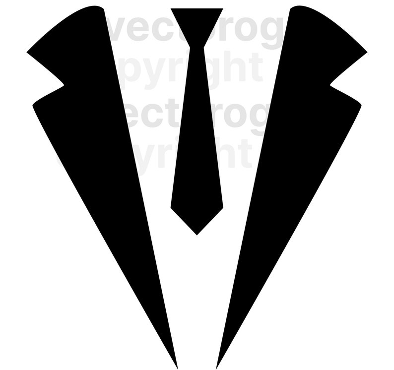 Suit and Tie SVG, Suit and Tie Png, Suit and Tie Vector, Suit and Tie Silhouette, Suit and Tie