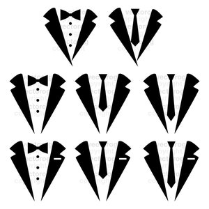 Abito e cravatta SVG, Abito e cravatta Png, Abito e cravatta Vettore, Abito e cravatta Jpg, Abito e cravatta Pdf.