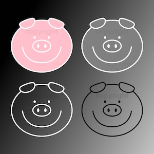 Cerdo SVG, Cerdo Png, Cerdo Vector, Silueta De Cerdo, Cerdo Jpg, Cerdo Pdf.