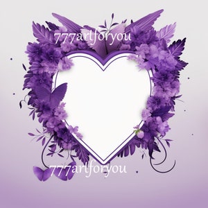 Purple In Loving Memory PNG, Memorial Template, Sublimation Design, Funeral Gift,  File to instant download