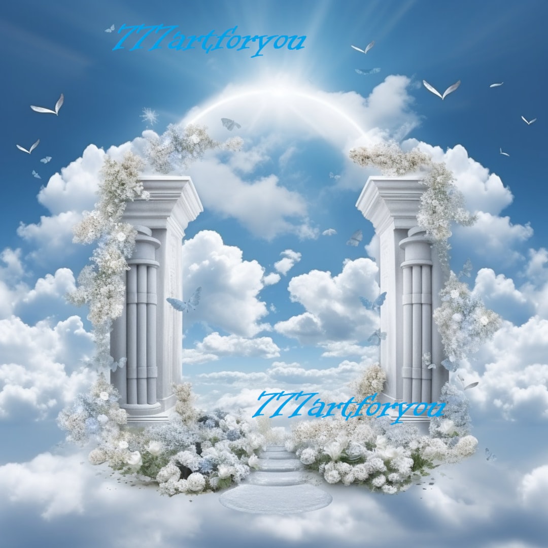 Baby Blue Background, Baby Blue Sky, Blue Heaven, Silver Words, Rest in