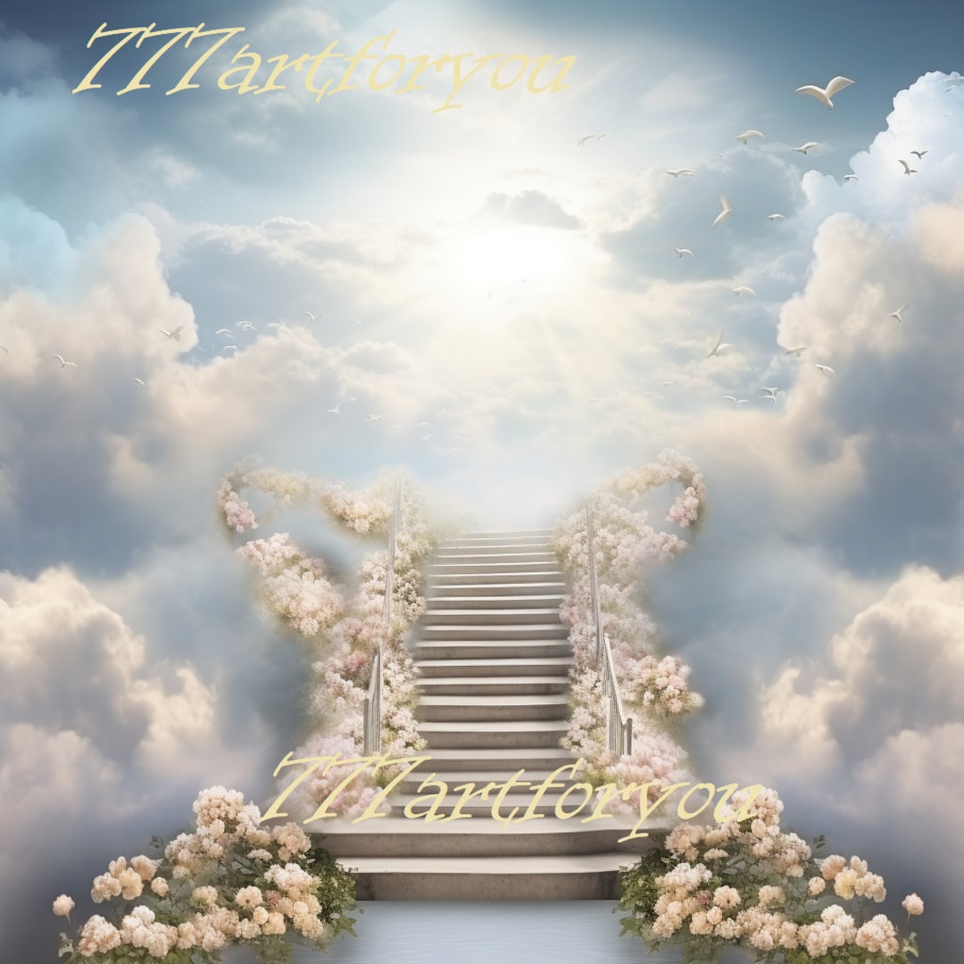 In Loving Memory PNG Memorial Background stairway to Heaven 