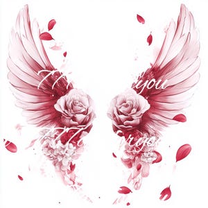 In Loving Memory PNG, Red Sky Heaven&#39;s Gate Memorial Background for Funeral, Memorial & Remembrance. Canva RIP Memorial T-Shirt Sublimation